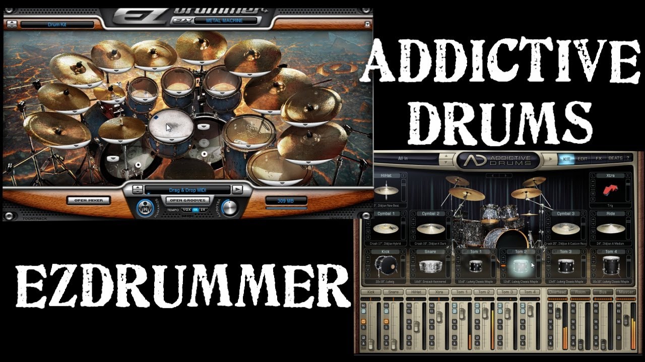 addictive drums 2 midi map list